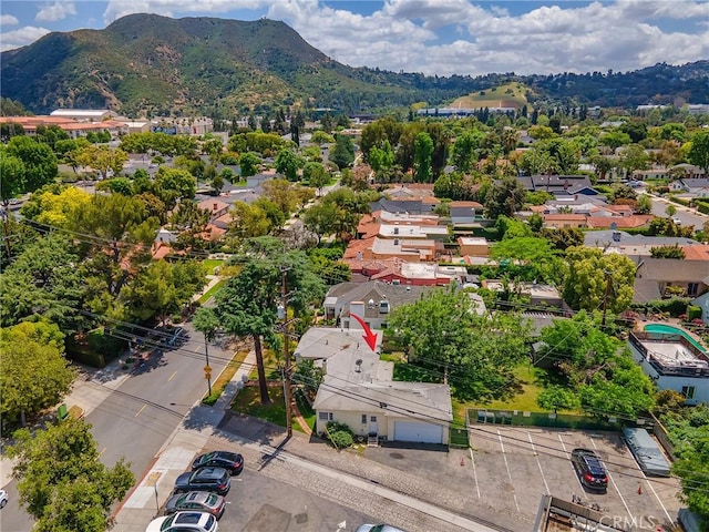 137 N Rose St, Burbank, CA 91505 - aerial view of a mountain backdrop