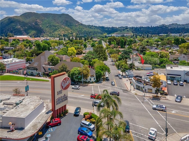 137 N Rose St, Burbank, CA 91505 - aerial view of a mountainous background