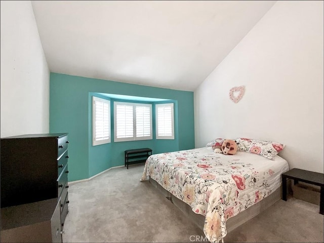 24435 Chancellor Ct Unit 269, Laguna Hills, CA 92653 - carpeted bedroom featuring vaulted ceiling