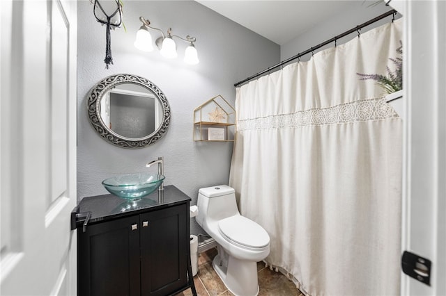 32871 Levi Ct, Temecula, CA 92592 - full bathroom with vanity and a textured wall