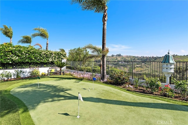 8 Capri, Laguna Niguel, CA 92677 - view of community with a fenced backyard and a putting area