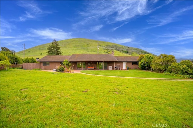 3876 Orcutt Rd, San Luis Obispo, CA 93401 - back of house featuring a mountain view