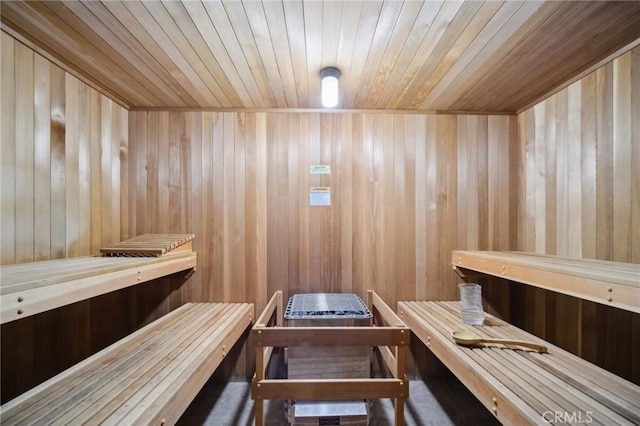11989 Laurelwood Dr Unit 3, Studio City, CA 91604 - sauna / steam room featuring wooden ceiling and wood walls