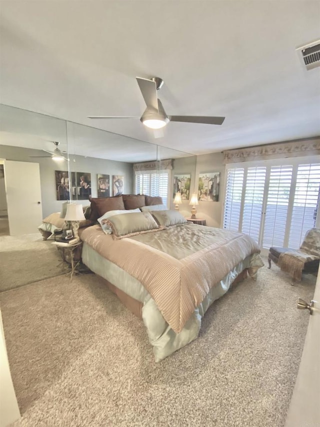 34354 Laura Way, Rancho Mirage, CA 92270 - carpeted bedroom with ceiling fan