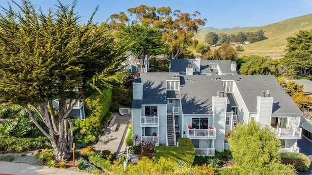 150 Cypress Ave Unit 28, Cayucos, CA 93430 - view from above of property with a mountainous background