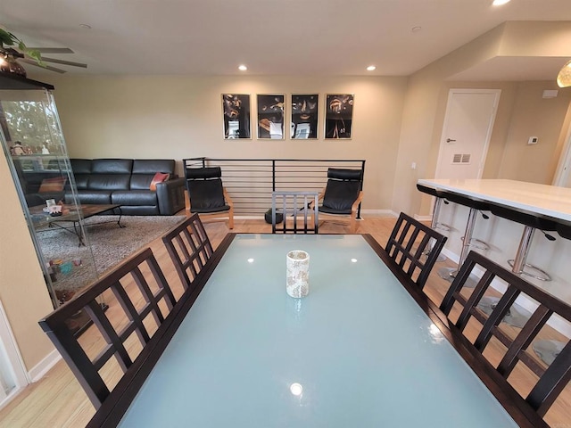 2072 Tango Loop Unit 2, Chula Vista, CA 91915 - dining space featuring recessed lighting and ceiling fan