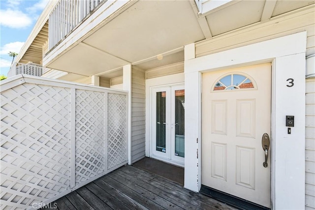 72 S Greenwood Ave Unit 3, Pasadena, CA 91107 - view of exterior entry featuring french doors