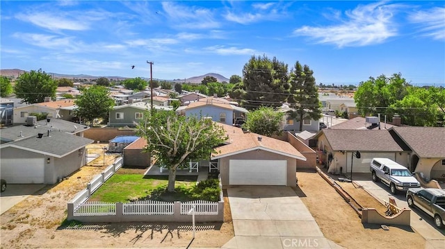 3316 Roxbury St, Rosamond, CA 93505 - aerial view of residential area featuring mountains