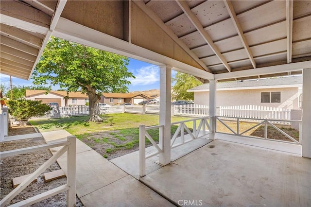 3316 Roxbury St, Rosamond, CA 93505 - view of patio with a residential view