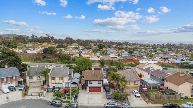 aerial perspective of suburban area