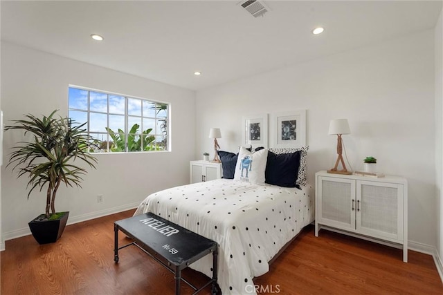 2405 Marshallfield Ln Unit B, Redondo Beach, CA 90278 - bedroom featuring wood finished floors, recessed lighting, and baseboards
