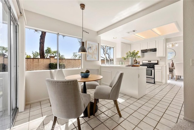 13639 Meadow Crest Dr, Chino Hills, CA 91709 - dining space with light tile patterned floors