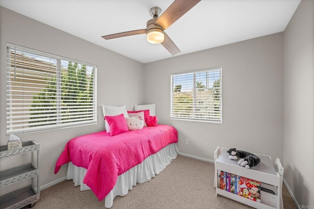 7794 Paseo La Jolla, Carlsbad, CA 92009 - carpeted bedroom featuring baseboards and a ceiling fan