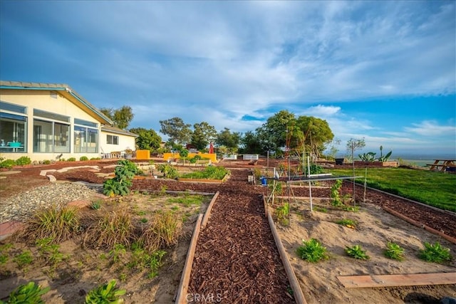 1561 Cielo Ln, Nipomo, CA 93444 - view of yard featuring a vegetable garden