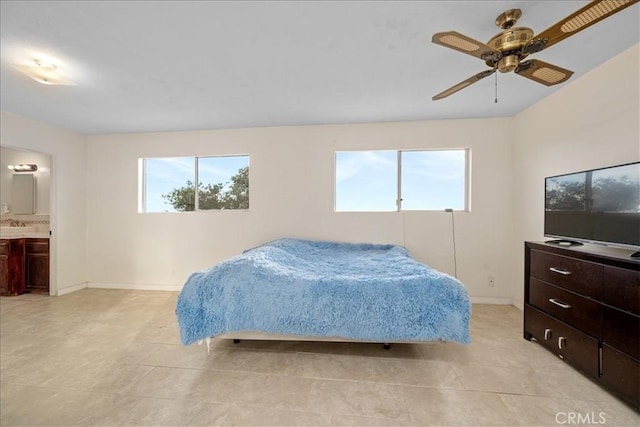 1561 Cielo Ln, Nipomo, CA 93444 - bedroom with multiple windows, baseboards, and light tile patterned floors