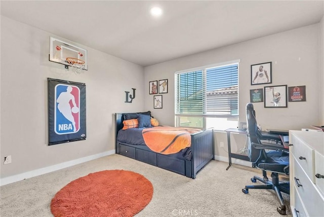 1952 Hazel Olson Ln, Colton, CA 92324 - carpeted bedroom featuring an office area and baseboards