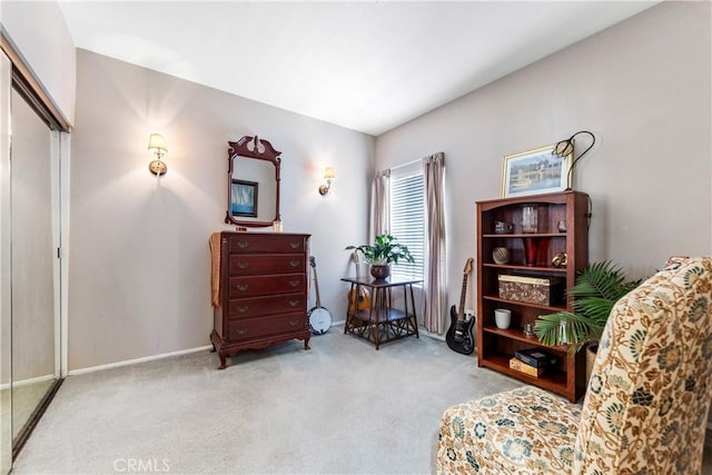 4591 Warner Ave Unit 105, Huntington Beach, CA 92649 - sitting room with carpet flooring and baseboards