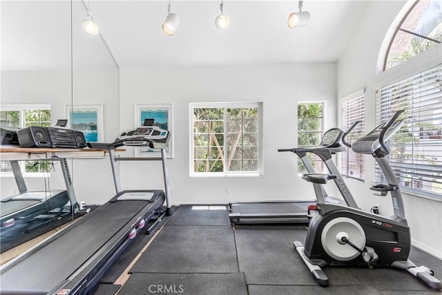 4591 Warner Ave Unit 105, Huntington Beach, CA 92649 - gym with baseboards