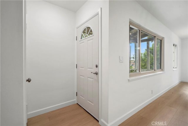 8331 Sharp Ave, Sun Valley, CA 91352 - entrance foyer with light wood finished floors and baseboards