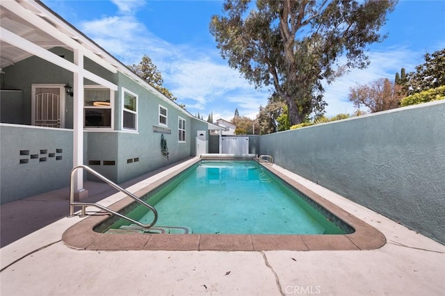 5422 E Harvey Way, Long Beach, CA 90808 - view of swimming pool with a fenced backyard and a patio area