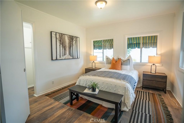4110 E Vermont St, Long Beach, CA 90814 - bedroom with wood finished floors and baseboards