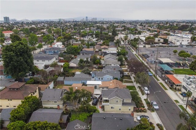4110 E Vermont St, Long Beach, CA 90814 - aerial view of property and surrounding area with nearby suburban area