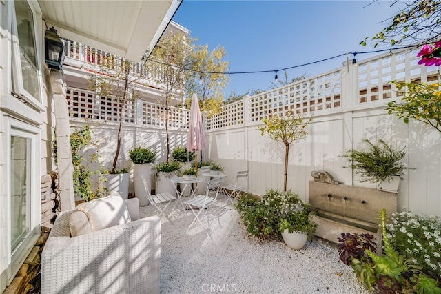 1651 Catalina, Laguna Beach, CA 92651 - view of patio / terrace featuring a fenced backyard