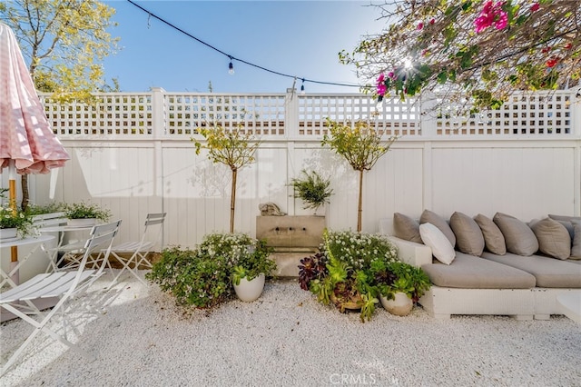 1651 Catalina, Laguna Beach, CA 92651 - view of patio / terrace featuring a fenced backyard