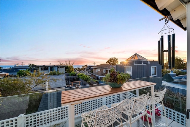 1651 Catalina, Laguna Beach, CA 92651 - view of balcony at dusk