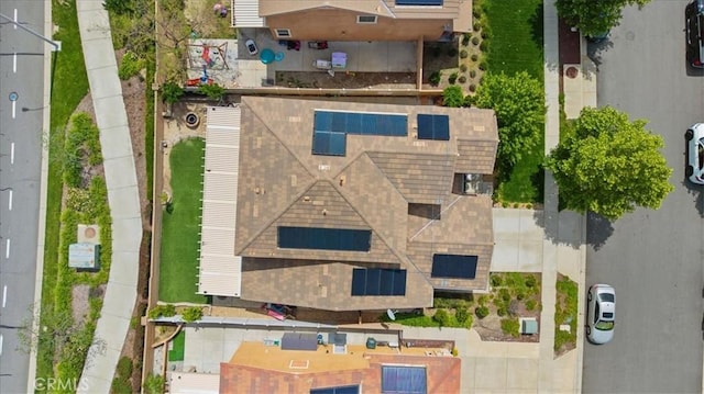 drone / aerial view