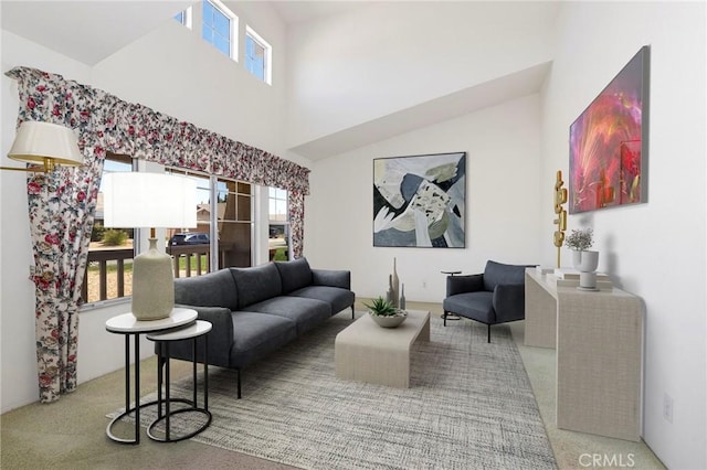 4102 Victoria Ln, Quartz Hill, CA 93536 - living room featuring healthy amount of natural light and a high ceiling