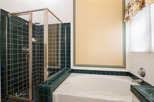 4102 Victoria Ln, Quartz Hill, CA 93536 - full bath with a garden tub and a shower stall