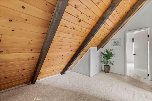 1513 Bernina Dr, Pine Mountain Club, CA 93222 - bonus room featuring wooden ceiling and carpet floors