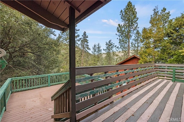 1513 Bernina Dr, Pine Mountain Club, CA 93222 - view of wooden terrace