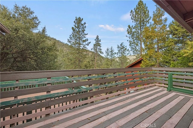 1513 Bernina Dr, Pine Mountain Club, CA 93222 - view of wooden deck