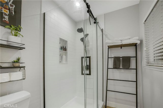 9321 Chapman Ave Unit 2, Garden Grove, CA 92841 - full bathroom with a shower stall and toilet
