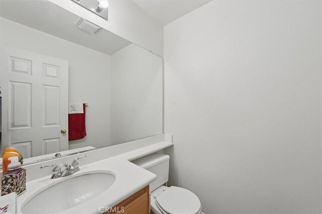 28652 Deer Springs Dr, Saugus, CA 91390 - bathroom with vanity and toilet