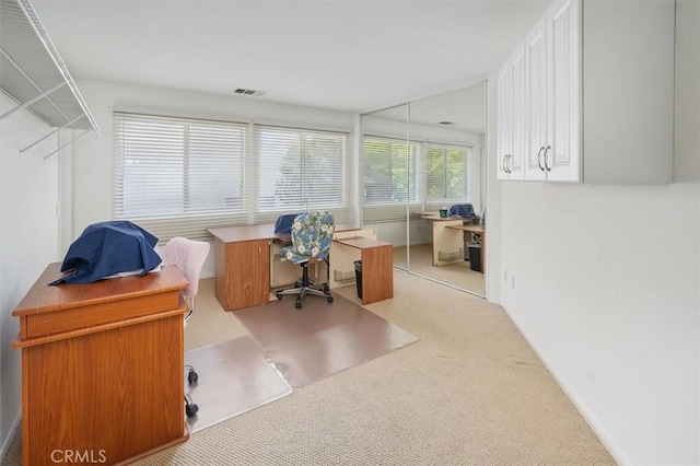 28652 Deer Springs Dr, Saugus, CA 91390 - home office featuring carpet and baseboards
