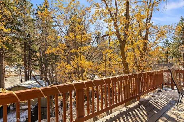 32903 Canyon Dr, Green Valley Lake, CA 92341 - view of deck