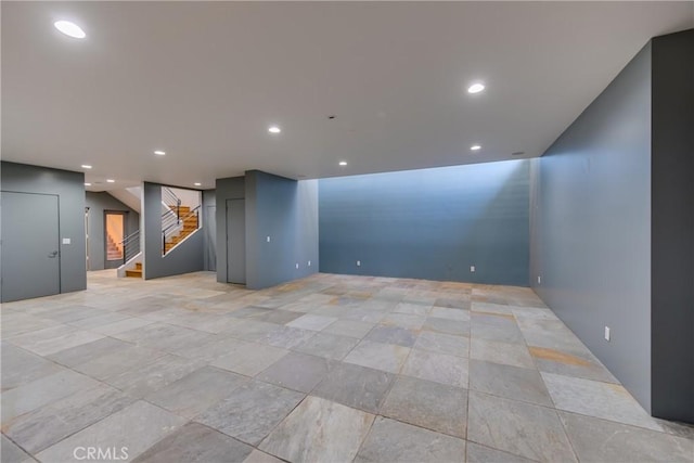 143 Union Jack Mall, Marina Del Rey, CA 90292 - finished basement with stairs and recessed lighting