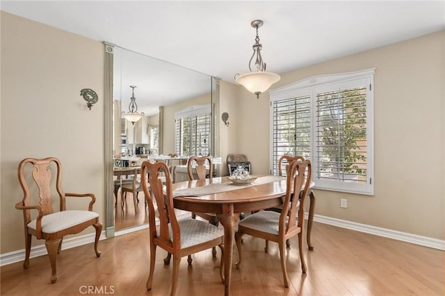 2800 Plaza Del Amo 458, Torrance, CA 90503 - dining space with light wood-style floors and baseboards