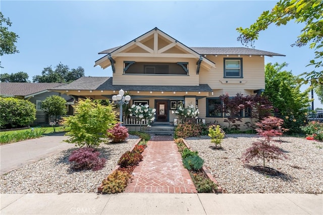 128 E Navilla Pl, Covina, CA 91723 - craftsman house with covered porch and roof with shingles