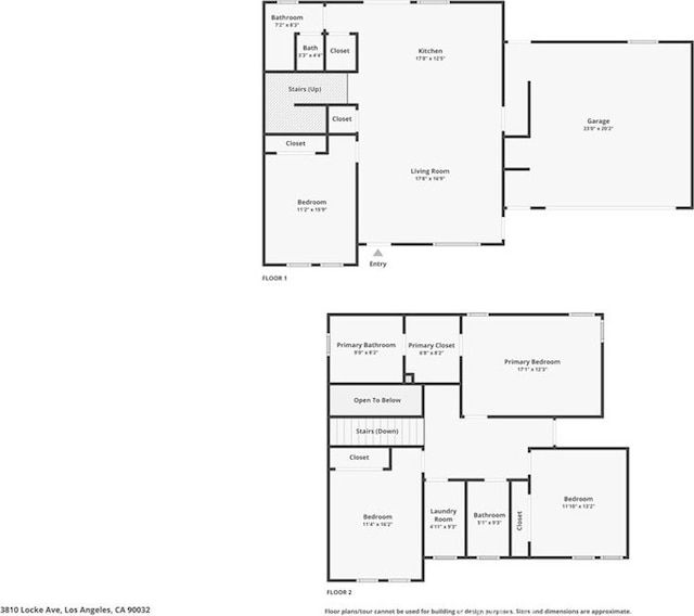 3810 Locke Ave, Los Angeles, CA 90032 - property floor plan