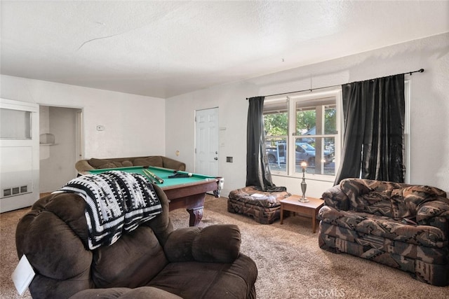 1256 Warner St, Chico, CA 95926 - recreation room with carpet flooring and billiards table