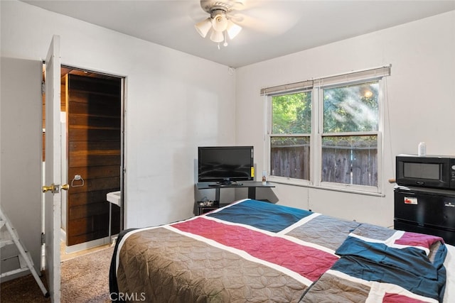 1256 Warner St, Chico, CA 95926 - bedroom with a ceiling fan