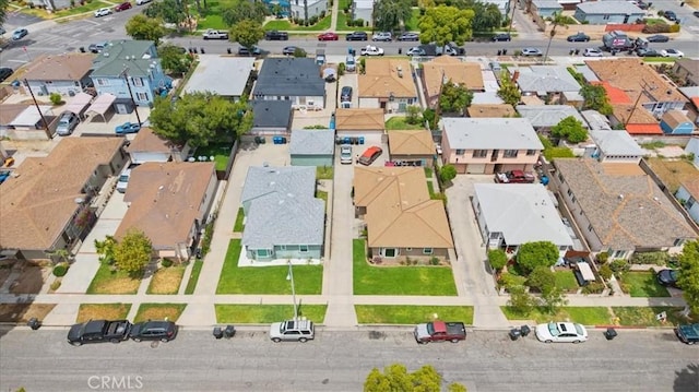 aerial view of property's location with nearby suburban area