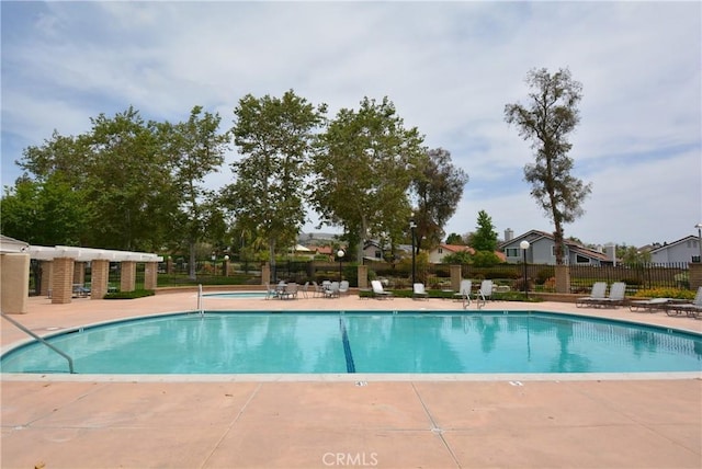 5855 Via Sonora Unit 39, Yorba Linda, CA 92887 - community pool with fence and a patio area
