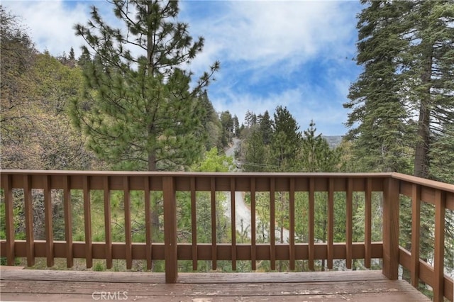 26349 Walnut Hills Dr, Lake Arrowhead, CA 92391 - view of wooden deck