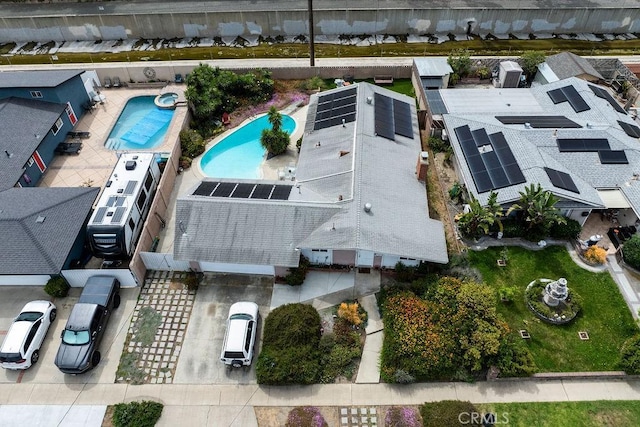 6072 Navajo Rd, Westminster, CA 92683 - aerial view of a pool