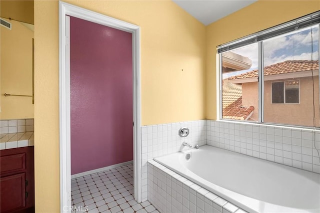 39680 Glenwood Ct, Murrieta, CA 92563 - full bath with a garden tub, tile patterned flooring, and baseboards